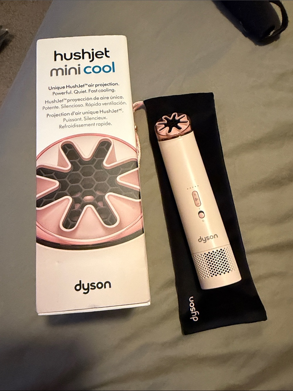 NEW DYSON HUSHJET MINI COOL PORTABLE FAN